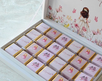 50 gepersonaliseerde chocoladebedankjes voor een babyshower, chocolade op maat, bedankjes voor de pasgeborene, chocolade voor een babyshower, babycadeau, feestbedankjes, chocolade in bulk