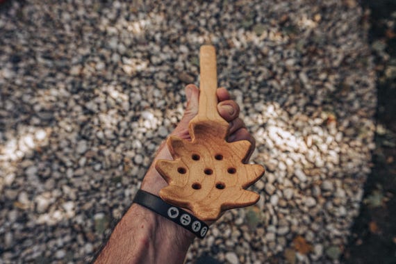 Handmade Wood Pasta Spoon