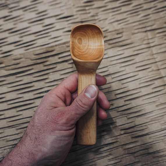 Handmade Wood Ice Cream Scoop