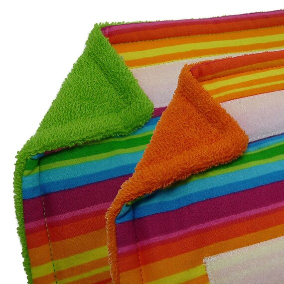 1 Reusable Swiffer Wet Jet Pads Rainbow Stripes Pattern