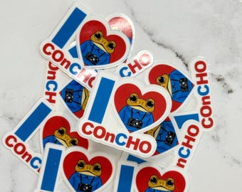 I Love Concho Bad Bunny Custom Sticker