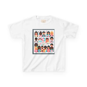Kids Fun Graphic Tee with Colorful Characters, Children&#39;s T-Shirt, Gift for Kids, Playful Cotton Tee, Birthday Gift, Everyday Wear