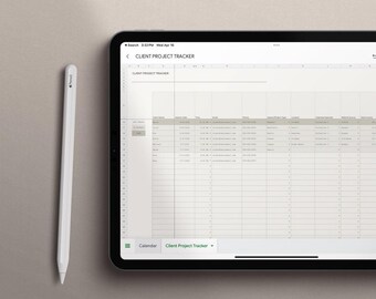 Client Project Tracker | Google Sheets Template for Service Providers | Project Management Spreadsheet