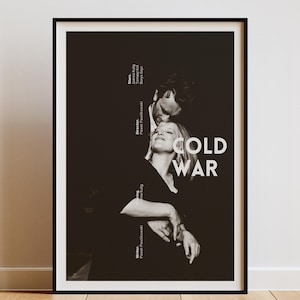 Cold War Movie Poster, Cold War 2018, Pawel Pawlikowski, Digital Download