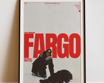 ファーゴ映画ポスター A3 デジタルウォールアート 印刷可能