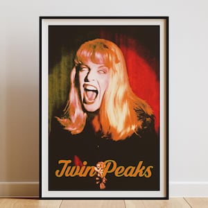 Twin Peaks Fire Walk with Me Poster Digital Download, Laura Palmer Art, David Lynch Film Print, Surreal Horror Aesthetic, Cult Movie Decor