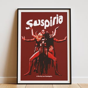 Suspiria 2018 Movie Poster, Dakota Johnson Tilda Swinton Print, Witch Horror Dance Film Art, Modern Cult Cinema, Digital Download