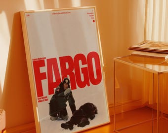 ファーゴ映画ポスター、コーエン兄弟作品プリント（デジタル