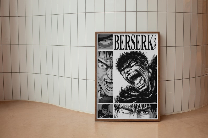 Berserk Anime Poster: Guts Dark Fantasy Manga Art (digital Download) - Etsy