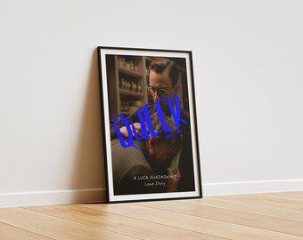 Queer 2024 Movie Poster Digital Download, Daniel Craig Drew