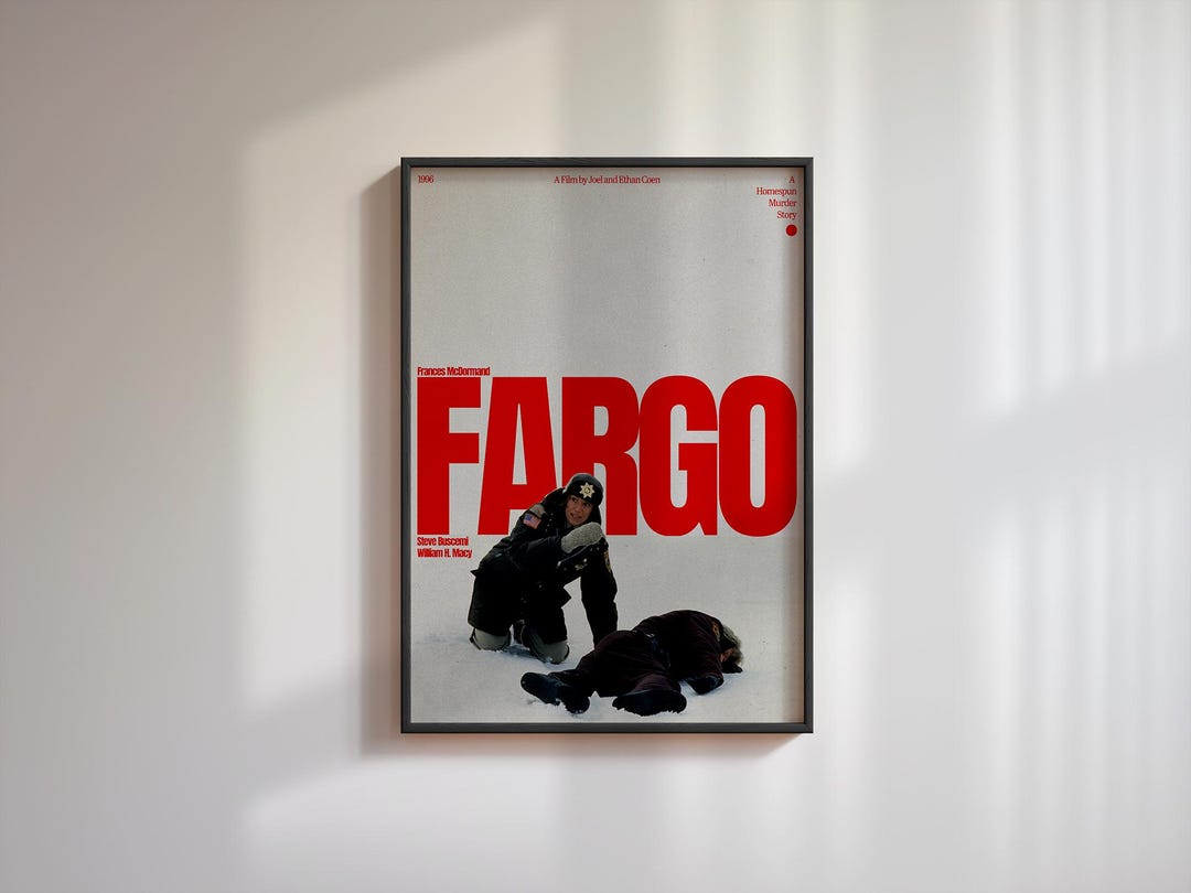 ファーゴ映画ポスター、コーエン兄弟作品プリント（デジタル