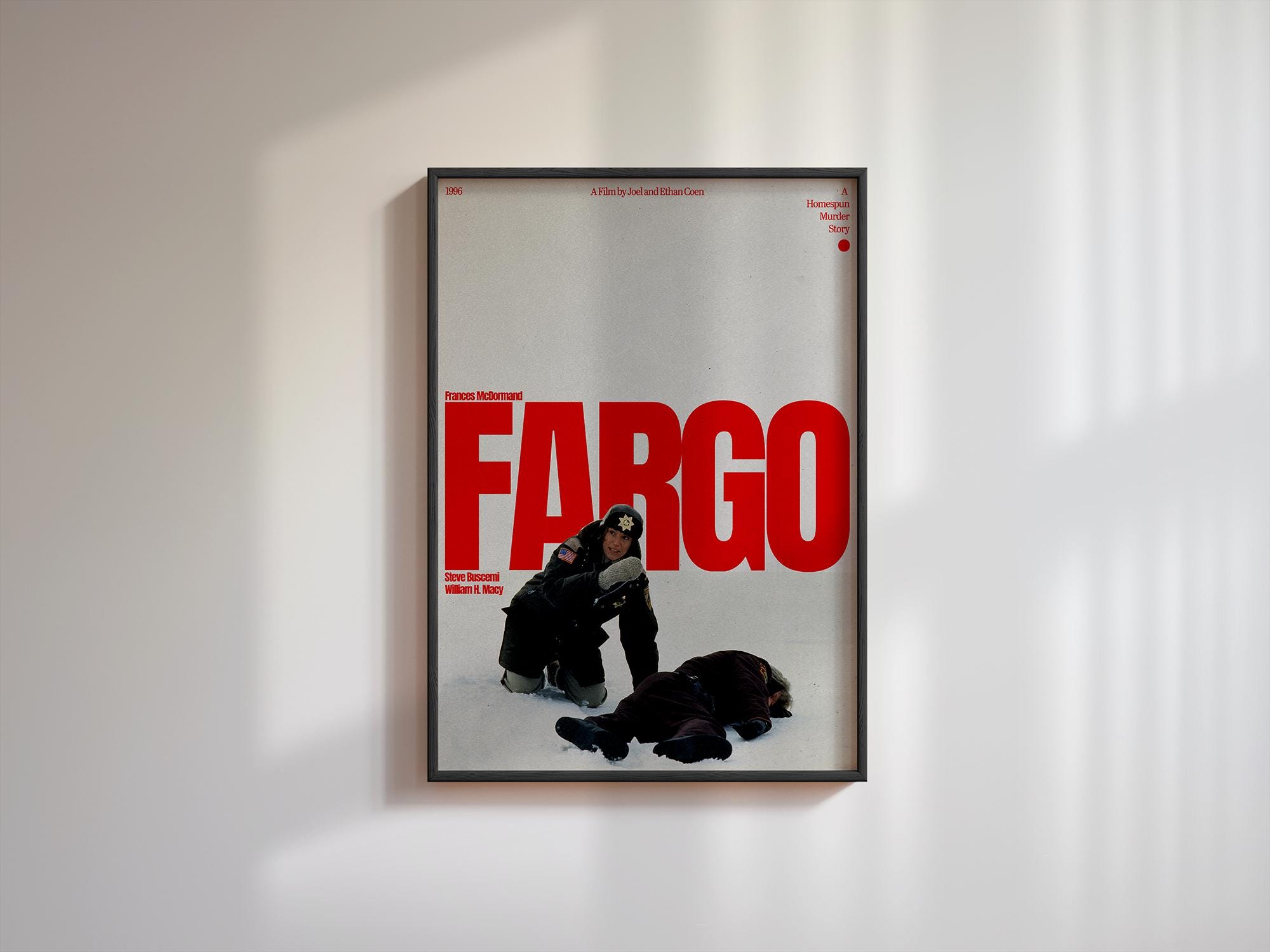 ファーゴ映画ポスター、コーエン兄弟作品プリント（デジタル