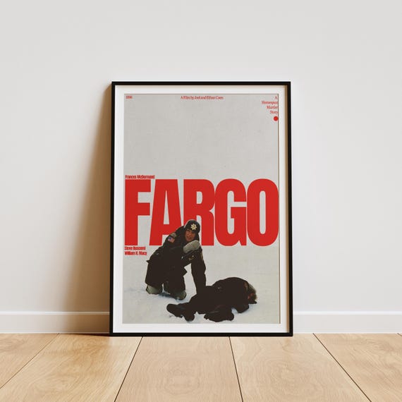ファーゴ映画ポスター A3 デジタルウォールアート 印刷可能