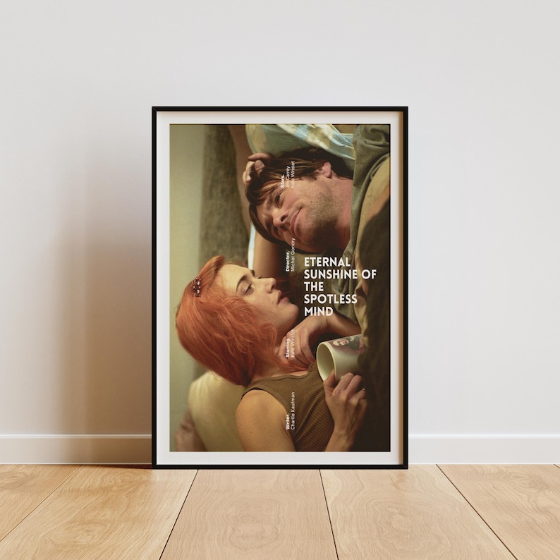 Eternal Sunshine Poster Jim Carrey Kate Winslet Art Clementine Joel Eternal Sunshine Poster Jim Carrey Kate Winslet Art Clementine Joel