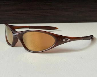 Oakley Minute 1.0 Brown Sunglasses Brown lenses Gorpcore Outdoor Vintage Y2K plate splice
