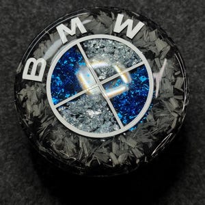 82,74mm.   Forged Carbon Fiber Emblem Badge: Custom Roundel Logo