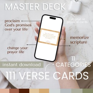 Versículos Bíblicos das Promessas de Deus - Proclame as Promessas de Deus - Cartões de Versículos Bíblicos Inspiradores - 111 Versículos Bíblicos de Bênçãos