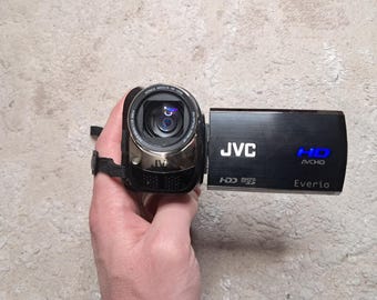 JVC Everio GZ-HD300 Black Digital Video Camera - 60GB HDD - Y2K Retro Aesthetic