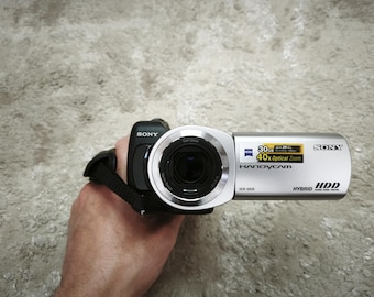 Sony Handycam DCR-SR35E 30GB HDD Camcorder, Y2K Digicam, Retro Video Camera, Carl Zeiss 40x Zoom, Vintage Digital Handycam Bundle