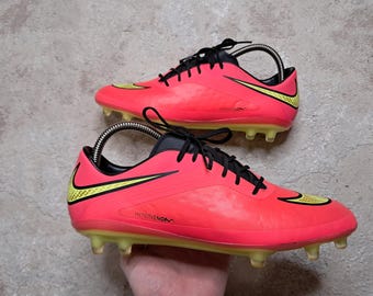 Nike Hypervenom Phantom FG Soccer Cleats 599075-690 Orange/Volt Men’s Size 8 US