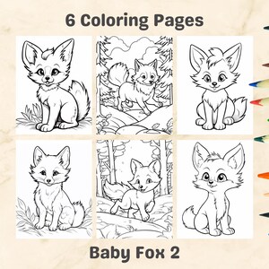 Baby Fox Coloring Pages: Bold, Easy Designs for Kids (PDF Download)