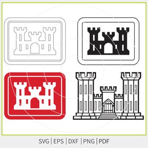Army Corps of Engineers SVG, National Guard Vector, Combat Engineer png, US Army Engineer Corps, US Army Corps Of Engineers svg