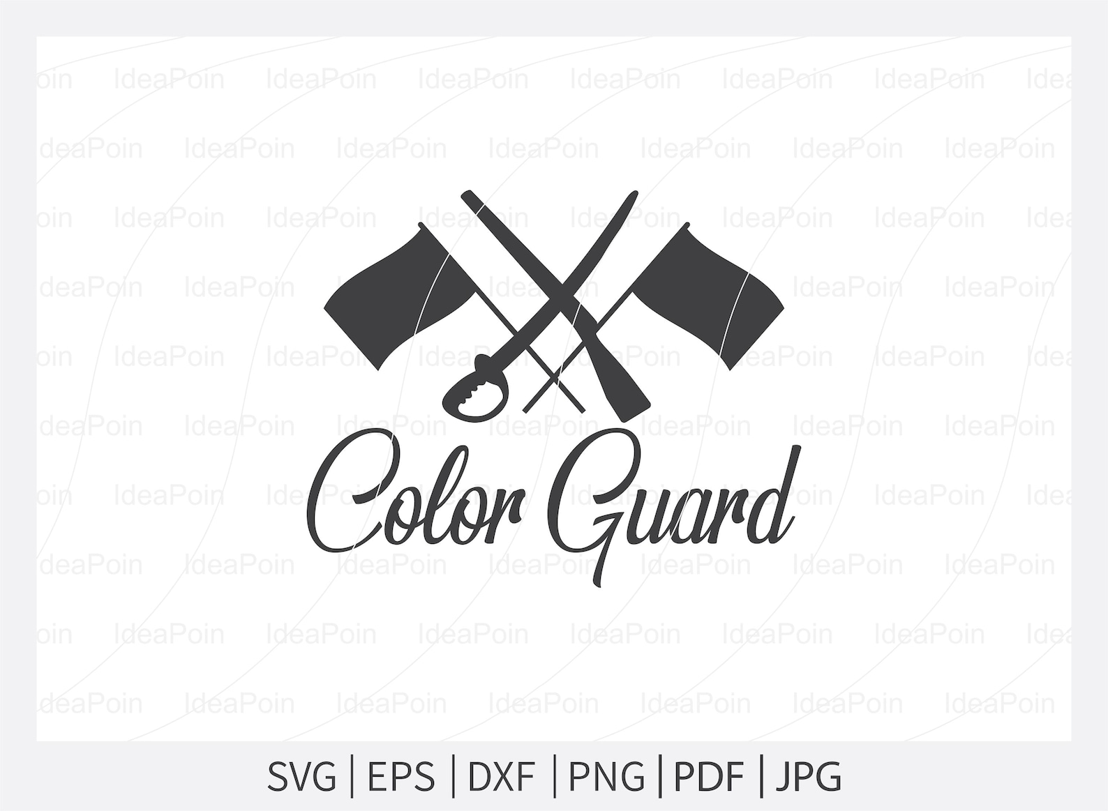 Color Guard SVG File, Marching Band Svg, Color Guard Flag Svg, Band ...