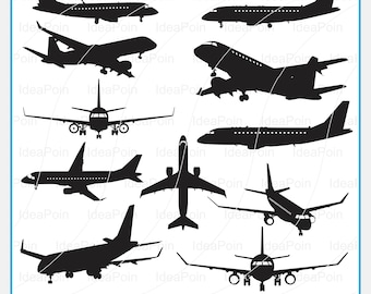 Embraer ERJ-170 SVG, Embraer ERJ-175 SVG, Embraer ERJ-170 Vector, Silueta de avión, Piloto SVG, Jet SVG