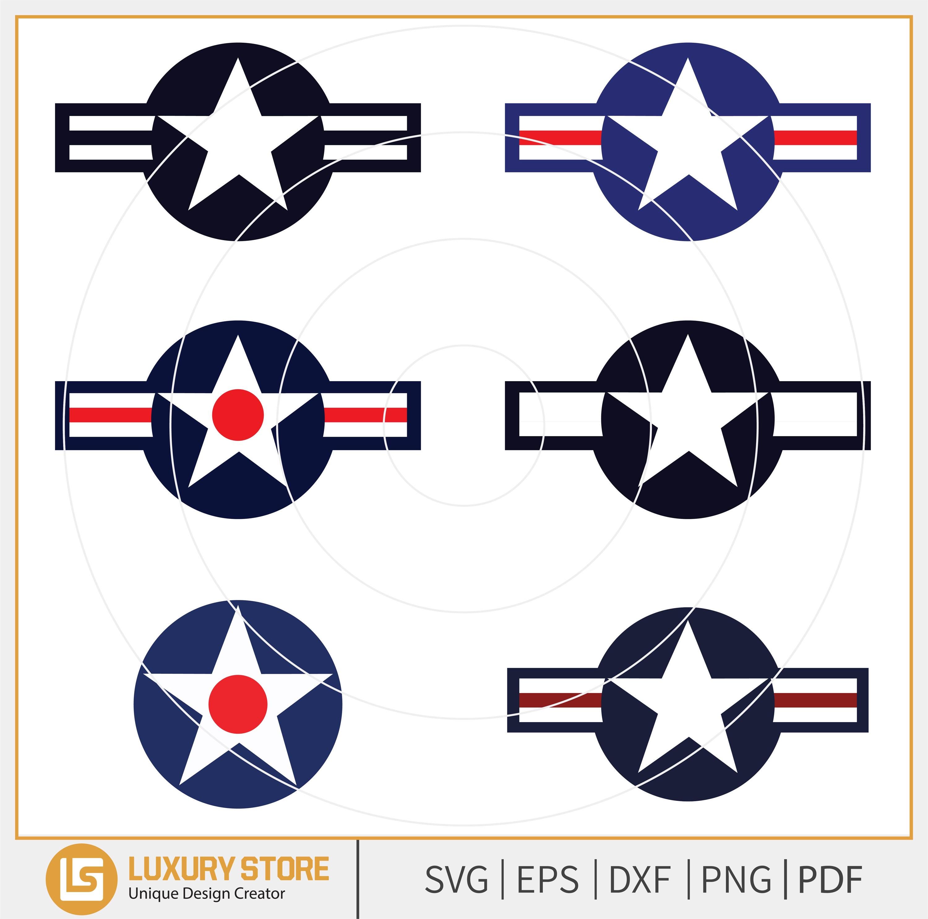 Military roundels - Etsy België, image size:3000x2973