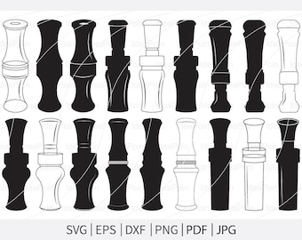 Duck Call SVG, Duck Call Split Silhouette, Duck calls Monogram, Best duck calls, duck calls Clipart, Duck Call Vector, Wood duck calls