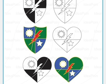 The 75th Ranger Regiment svg, Ranger Wife Vector, 1st Ranger, UV Protected, battalion sleeve rangers, 1st Ranger Battalion Insignia SVG