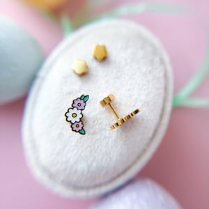 Floral Wreath Stud Earrings