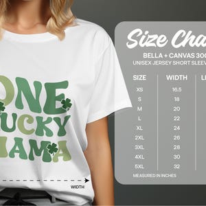 One Lucky Mama Clover designshirt, St Patricks Day T-shirt, leuk St Patricks Day-T-shirt, cadeau voor moeder, Irish Pride-shirt voor vrouwen afbeelding 4