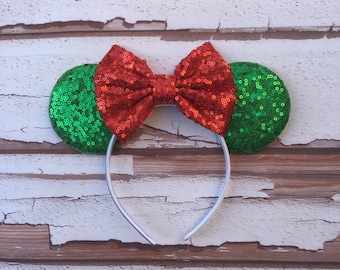 christmas disney ears adult mouse ears red white and green mouse ears disney christmas ears disney holiday ears christmas party - Disney Christmas Ears christmas disney ears adult mouse ears red white and green mouse ears disney christmas ears disney holiday ears christmas party - Disney Christmas Ears