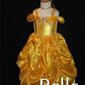 Belle Inspired Beauty and the Beast Halloween Costume Birthday - Etsy