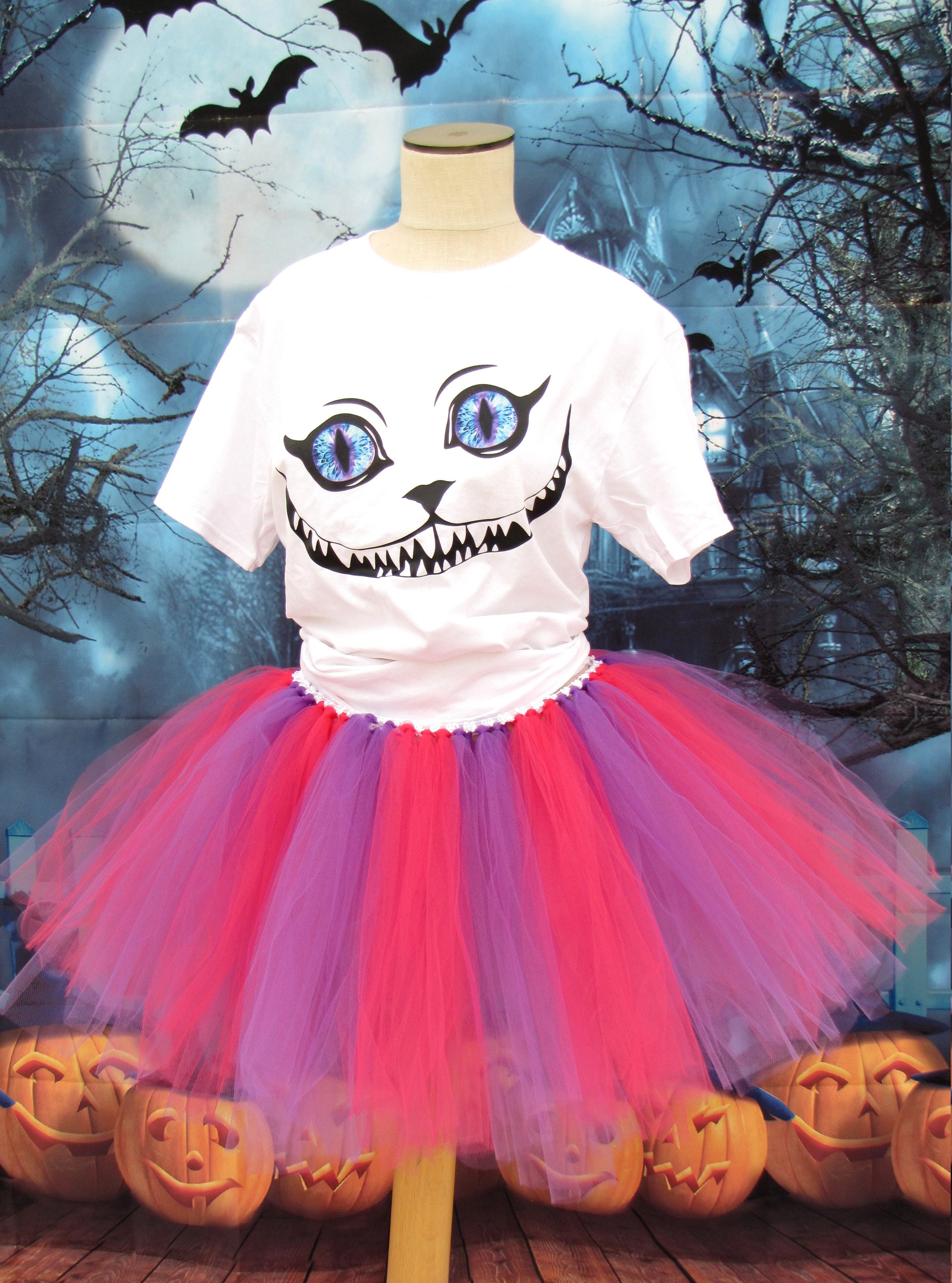 Tutu Disfraz de Halloween Cheshire Cat Alicia en el país de - Etsy México Tutu Disfraz de Halloween Cheshire Cat Alicia en el país de - Etsy México