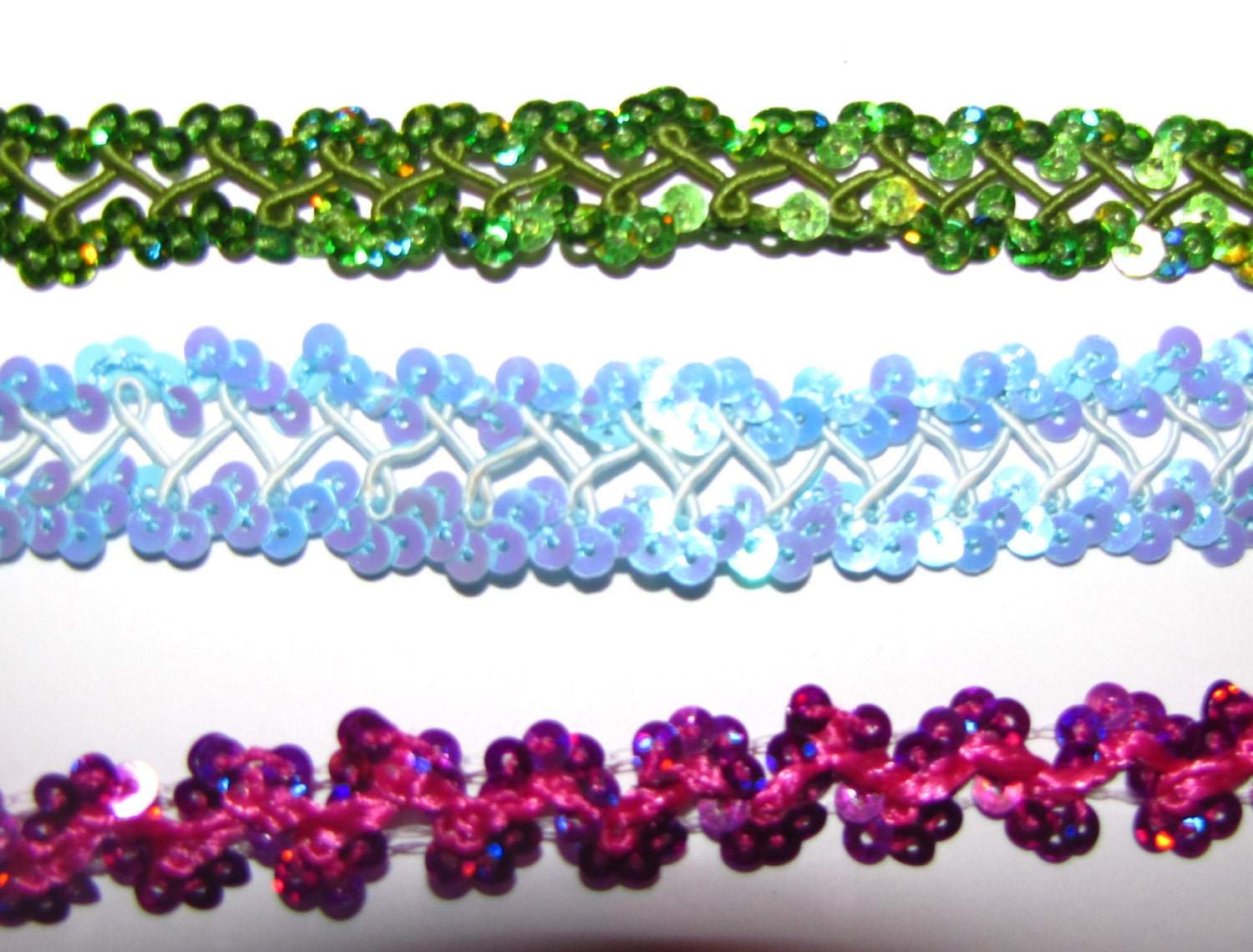 New Sequin Trim Trimming Sewing Craft Ribbon Scrapbook Decor