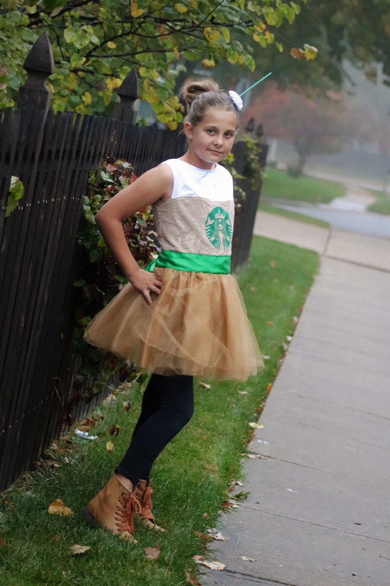 Tutu Halloween Costume Mocha Coffee Starbucks Inspired Apron - Etsy