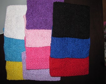 new Girls 14"long 12" wide  Crochet tutu top tube many  color you choose  for tutu dress headband XL  Jr adult Tween