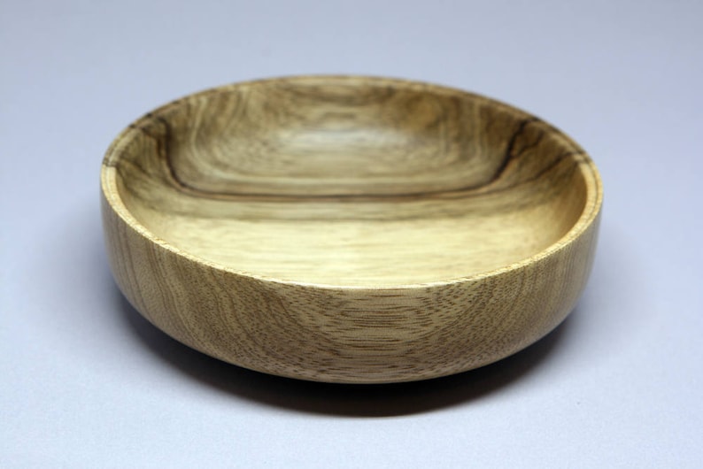Black Limba bowl crafted by Chris Keel hand turned CKB057