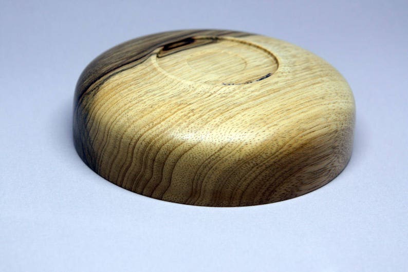 Black Limba bowl crafted by Chris Keel hand turned CKB057