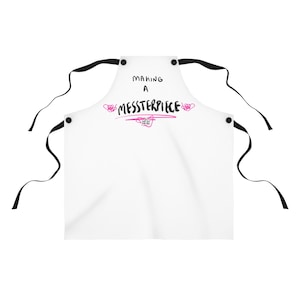 Artist Apron, Making a MESSTERPIECE, Creative Apron, Artist Gift, Art Apron, Art Supplies, Birthday and Holiday Present, Big Artist Energy