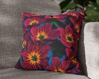 Spun Polyester Square Pillowcase