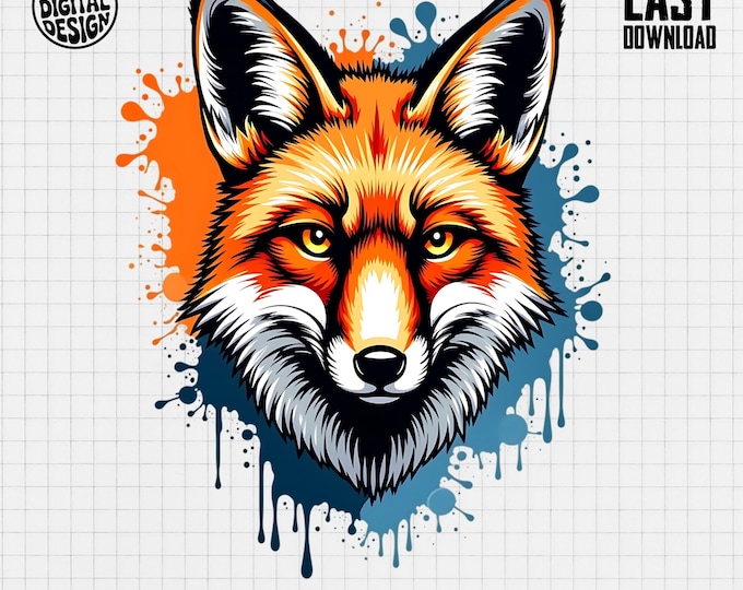 Fox Head T-Shirt Design, Fox Art Shirt, Animal Shirt, Wildlife Tee, Cool Fox Gift, Fox Lover, Stylish T Shirt, Graphic Tee, Trendy Shirt
