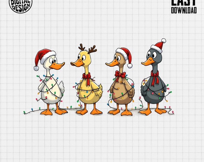 Christmas Ducks T-Shirt, Holiday Ducks Shirt, Festive Ducks Tee, Funny Christmas T-Shirt, Cute Holiday Gift Idea