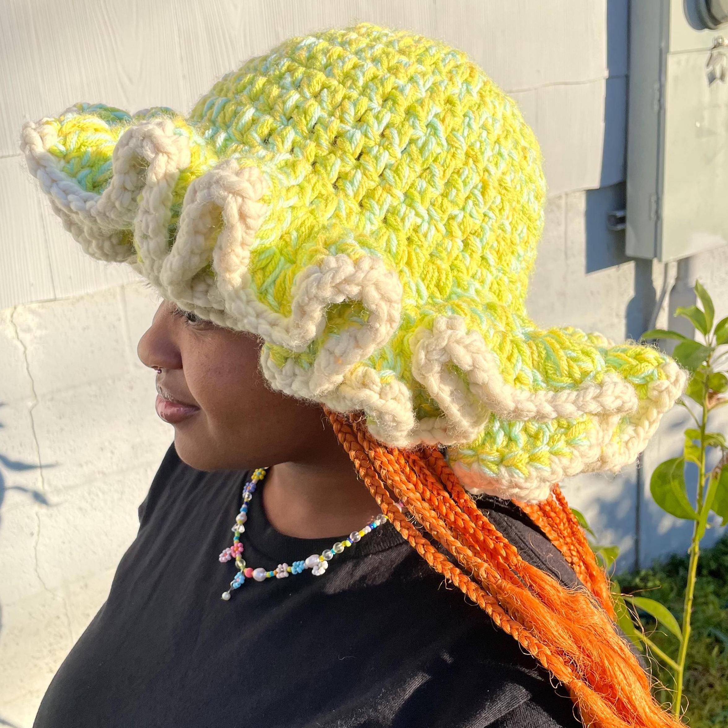 Summer Ruffle Hat Ruffle Sun Hat - Etsy