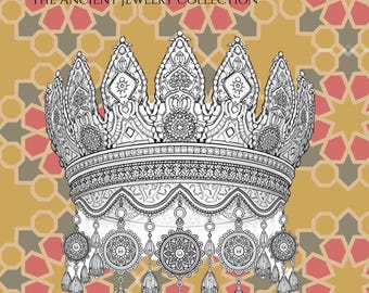 Berber Soul Adult Coloring Pages,Amazigh Jewelry Designs, Moroccan Khamsa and Tizerai patterns, Intricate Ethnic Art, Digital Download PDF.