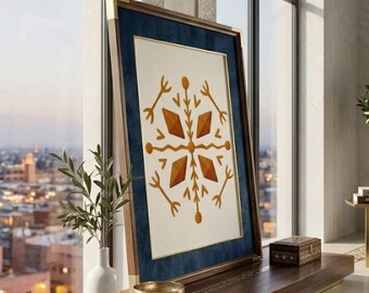 Amazigh Geometry SVG PNG | Digital Download | Berber Tribal Pattern for Sublimation Ethnic Geometric Vector Art Traditional Moroccan Graphic