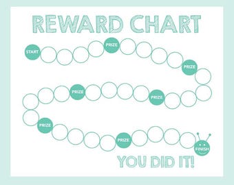 Reward Chart Printable / Caterpillar Chart / Behavior Chart / INSTANT DOWNLOAD / Gender Neutral