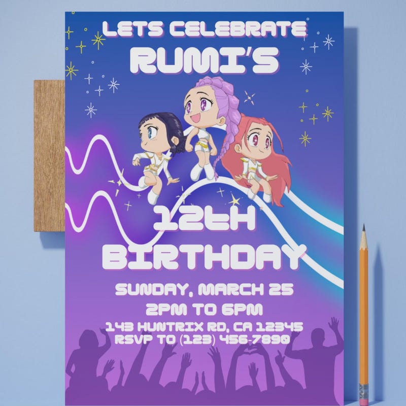 Huntrix Rumi Cosplay Schwert - Kpop Demon Hunter Requisite Für Anime Conventions